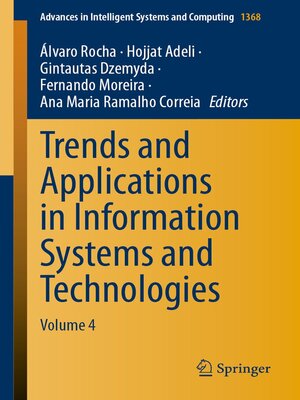 cover image of Trends and Applications in Information Systems and Technologies